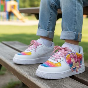 rainbow unicorn magical sneakers for kids