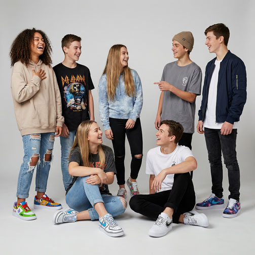 custom sneakers for all ages. Custom shoes for kids and adults