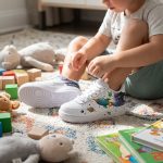 kids custom sneakers. Space ship nike af1
