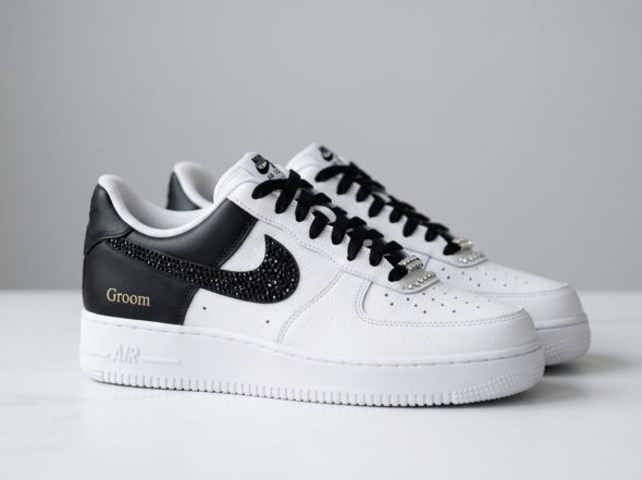 Nike af1 grooms wedding sneakers