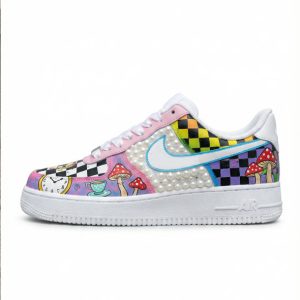 Mad ALice wonderland custom Nike AF1 sneakers