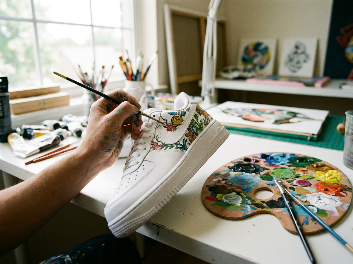 Custom Sneaker Painting Art